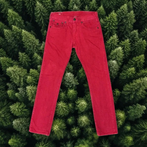 TRUE RELIGION RED JEANS